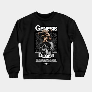 Genesis Demise Angel Skull Streetwear Graphic Design Crewneck Sweatshirt